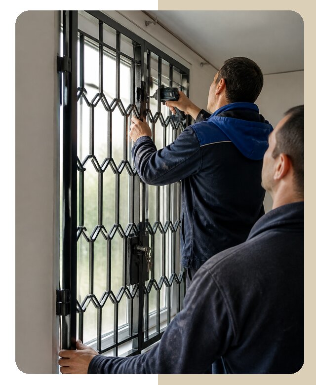 Установка распашных решеток в Чите цена от 6728 р. | ДвериЛегко-Чта