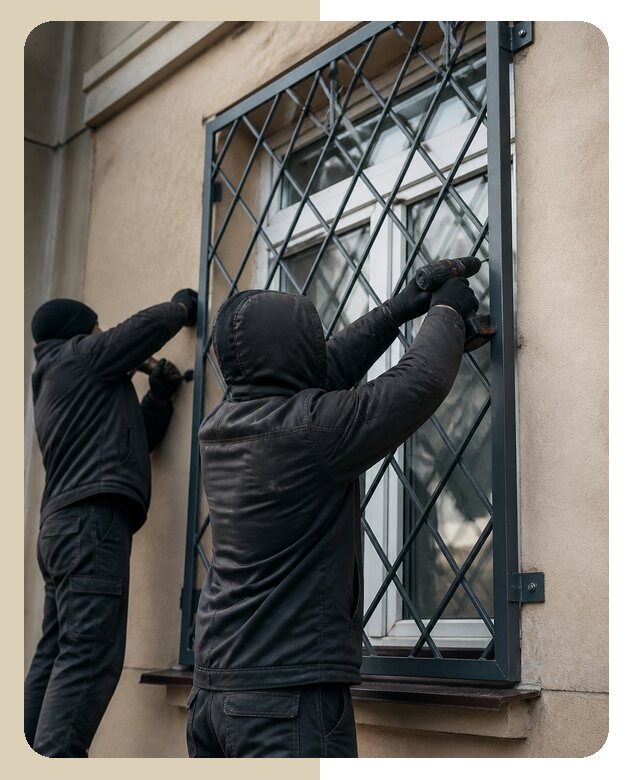 Установка антивандальных решеток на окна в Чите